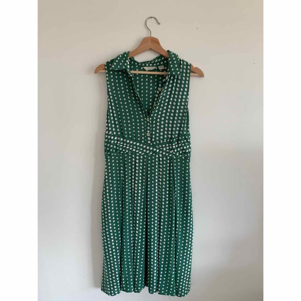 Anthropologie 11-1-TYLHO green dress - M